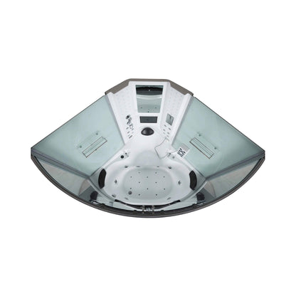 Maya Bath Platinum Superior Steam Shower With Foot Massager (SAK57392)