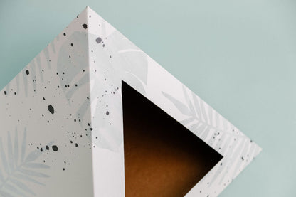 'Oasis' Cardboard Cat Pyramid