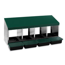 Multi-Compartment Poultry Laying Nesting Boxes with Easy-Clean Plastic Floors