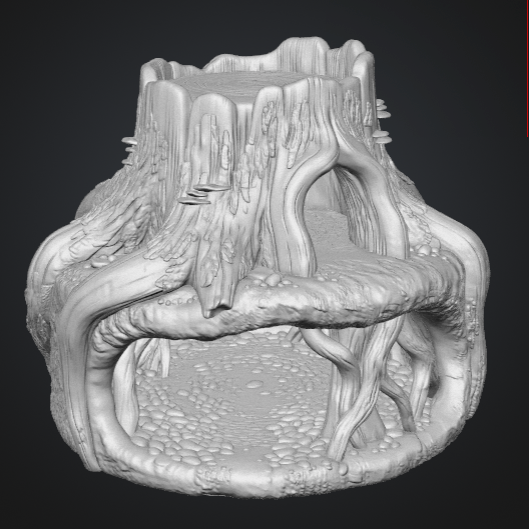 bi-level Stump Hide - STL - Digital product