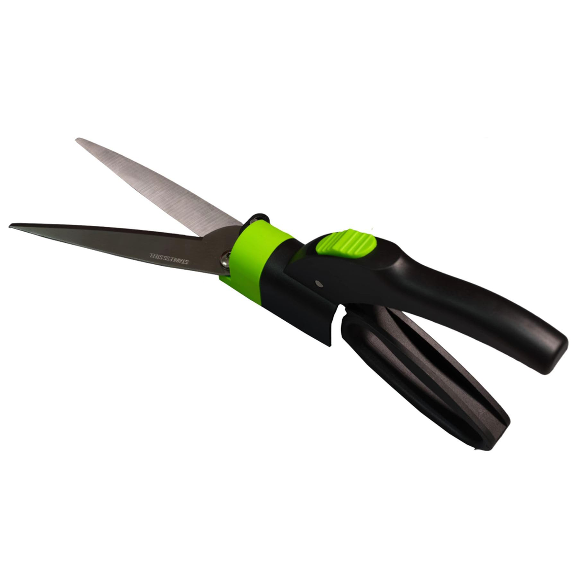 Heavy-Duty 360° Rotating Hand Grass Clipper Scissors