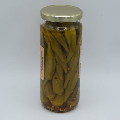 Old-Fashioned Hot Pickled Okra (16oz) | Amish Country Store