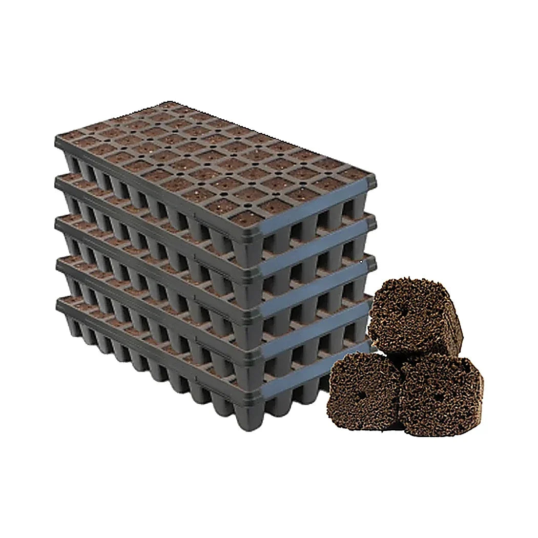 OrganiPlug Tall Pre-Filled Deep Cell Plug Tray, 50 Plugs at 2.625 in High