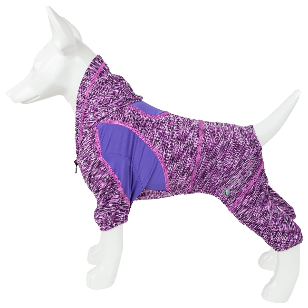 Pet Life ® Active 'Downward Dog' 4-Way-Stretch Fitness Yoga Dog Tracksuit Hoodie