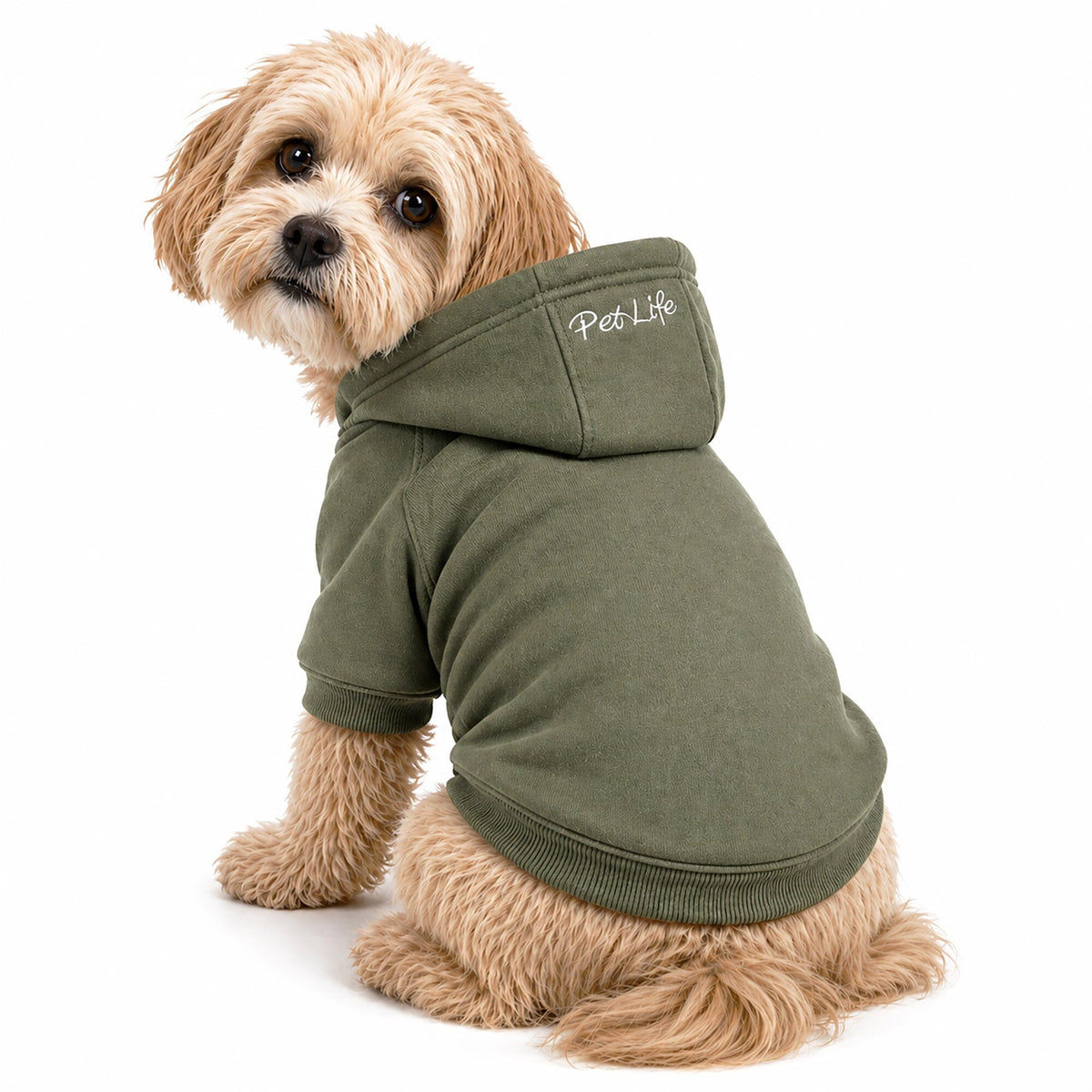 Pet Life ® 'American Classic' Fashion Plush Cotton Hooded Dog Sweater