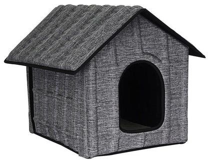 Pet Life ® 'Collapsi-Pad' Folding Lightweight Travel Pet House with inner Mat