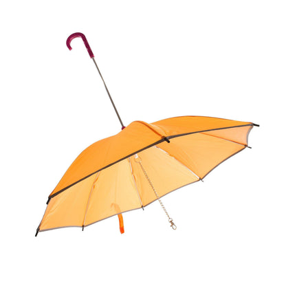 Pet Life ® Pour-Protection Reflective Waterproof Dog Umbrella and Leash