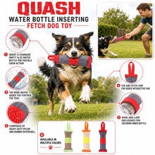Pet Life ® 'Quash' Water Bottle Inserting Nylon and Rubber Crackling Dog Toy