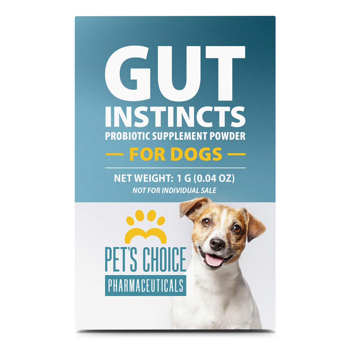 Pet's Choice Gut Instincts Probiotic Powder Packets for Dogs – Daily Digestive & Immune Support, 30 Count