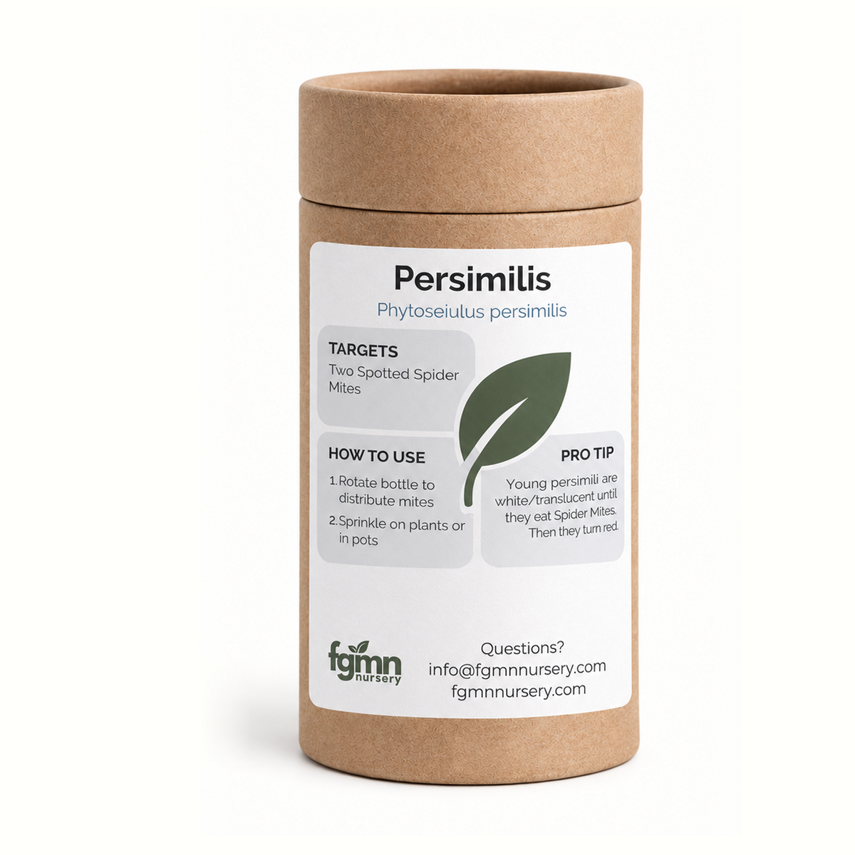 Phytoseiulus Persimilis Treatment Bottles