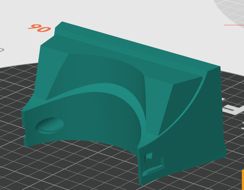pipe mount - stl - Digital product