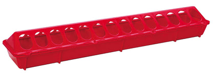 Plastic Chicken Feeder, 20"L