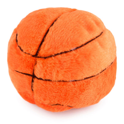 Jeffers Sporty Pup Plush Squeaker Dog Toys, Sports Balls