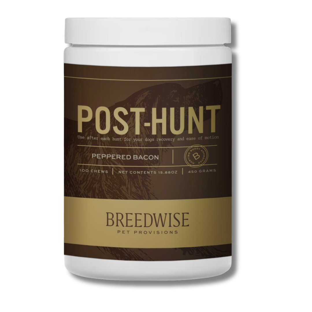 Breedwise Post-HUNT Soft Dog Chews - Wholesale (1 case=6 jars)
