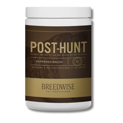 Breedwise Post-HUNT Soft Dog Chews - Wholesale (1 case=6 jars)