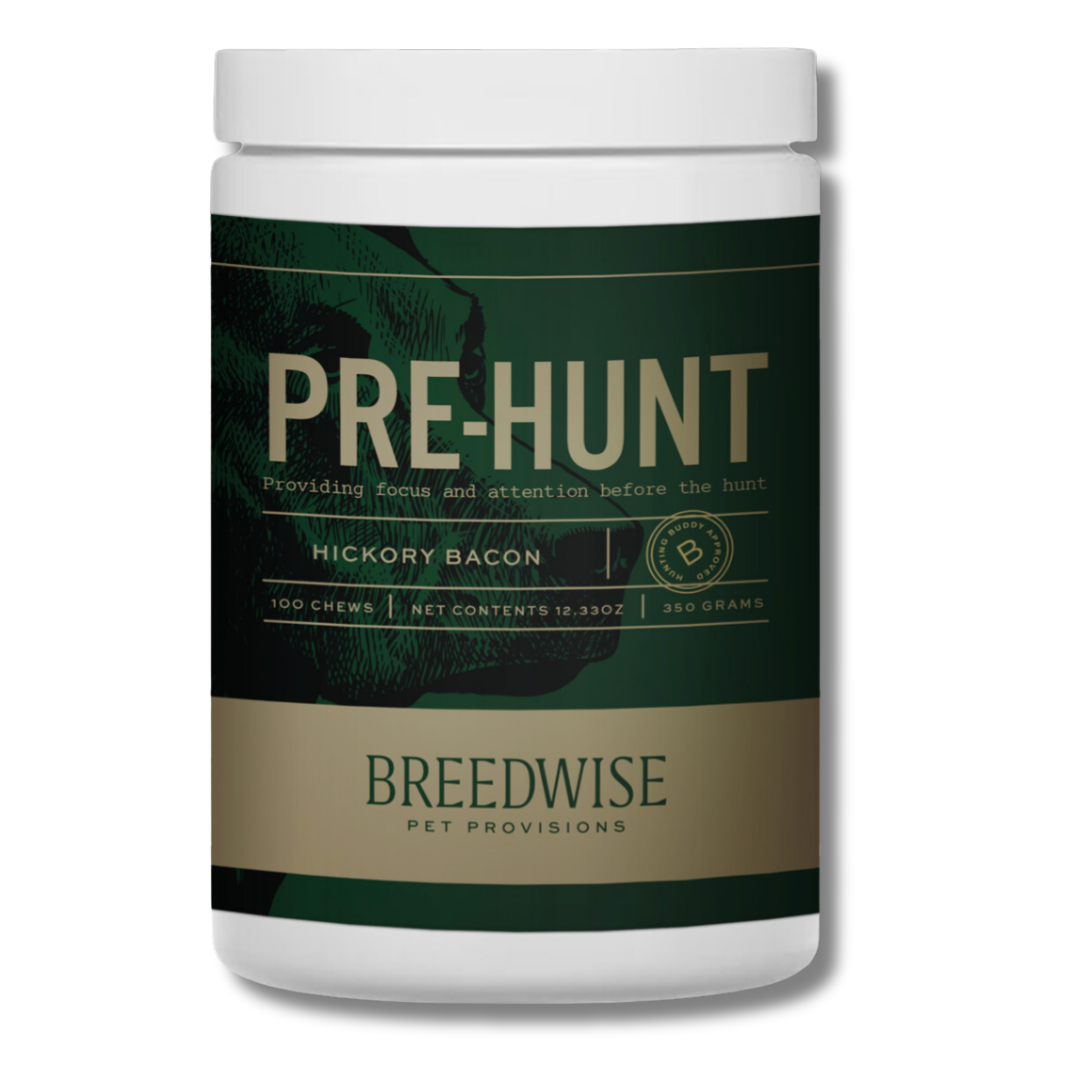Breedwise Pre-HUNT Soft Dog Chews - Wholesale (1 case=6 jars)