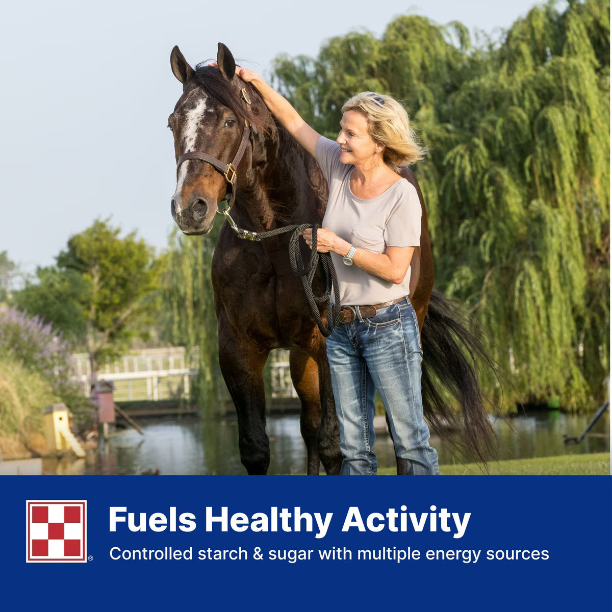 Purina Equine Senior Active Horse Feed, 50-lb