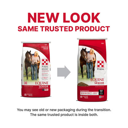 Purina Equine Senior Horse Feed, 50-lb