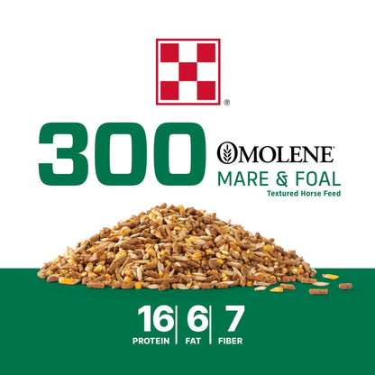 Purina Omolene 300 Mare & Foal Horse Feed, 50-lb