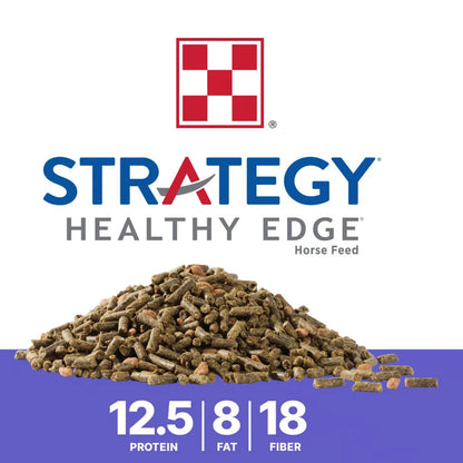 Purina Strategy Healthy Edge Horse Feed, 50-lb