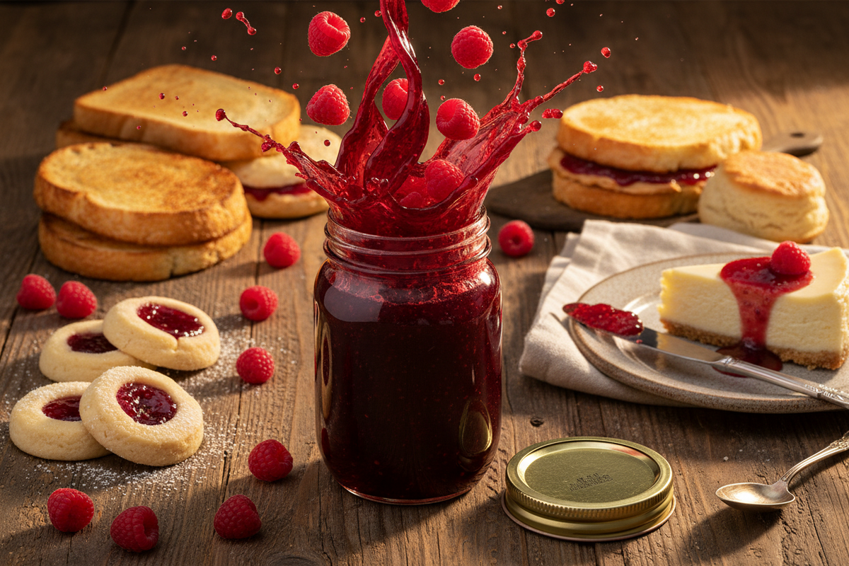 Seedless Red Raspberry Jam | 18 oz