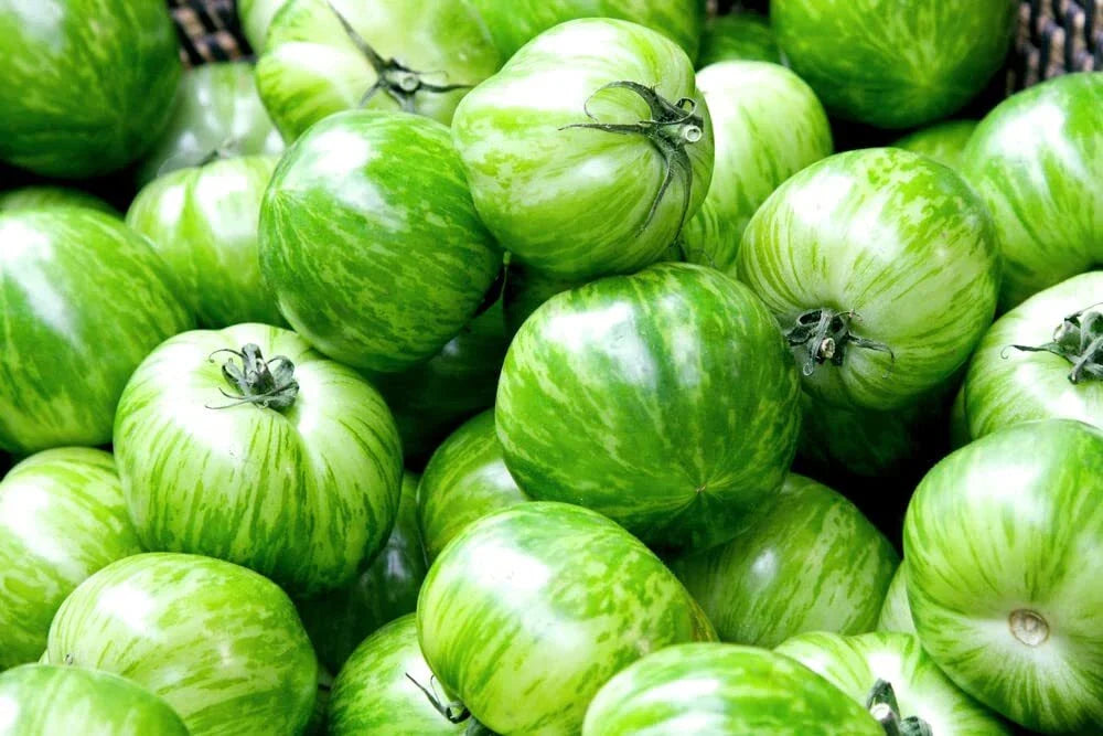 Green Zebra Tomato Seeds - 50+ Seeds, Heirloom Variety, Striped Green and Yellow, Solanum lycopersicum, Made in USA