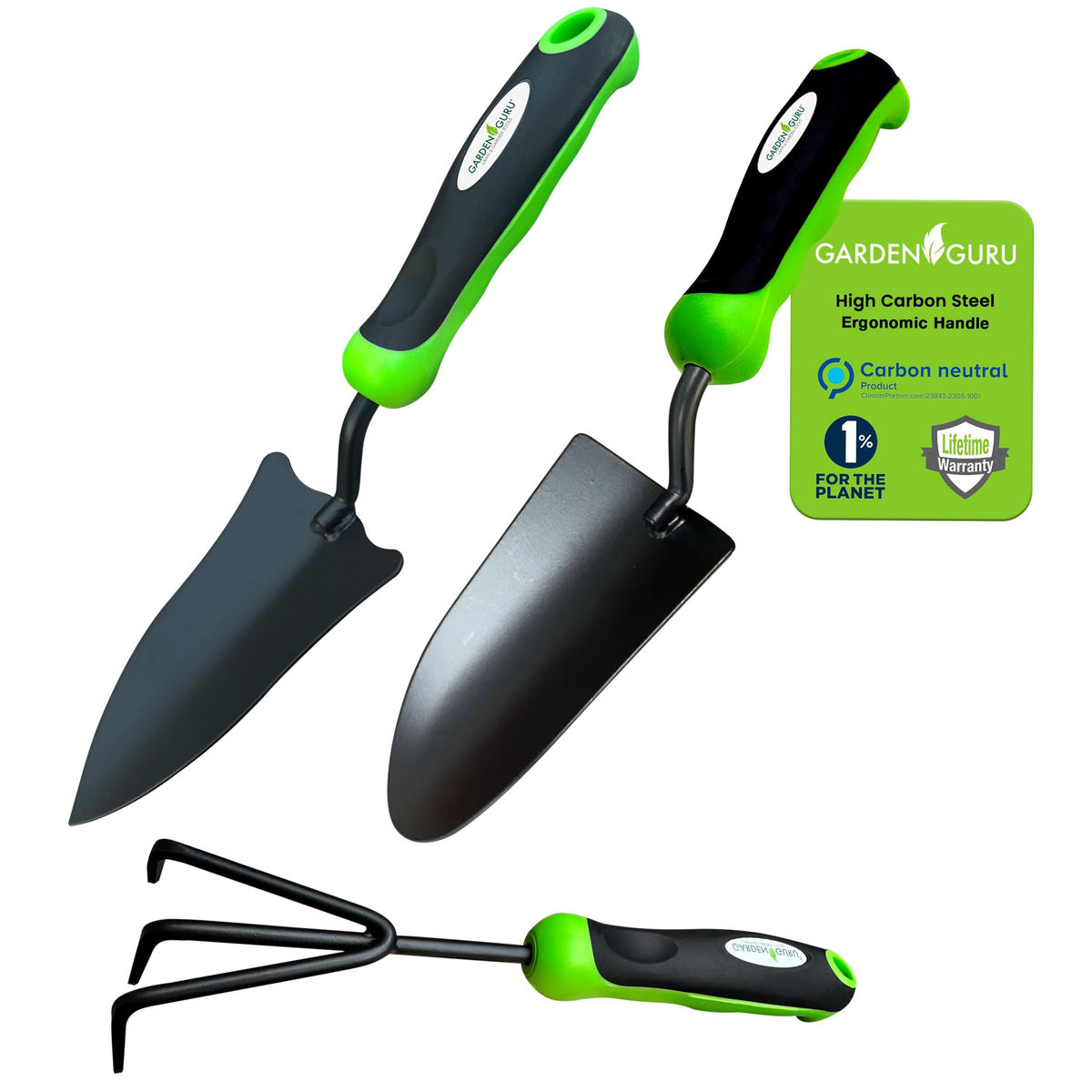 3pc Hand Trowel Transplanter Cultivator