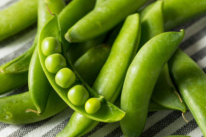 50 SUGAR ANN PEA Stringless Sweet Green Snap Pisum Sativum Vegetable Seeds