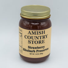 Old-Fashioned Strawberry Rhubarb Preserves (18 oz) | Amish Country Store