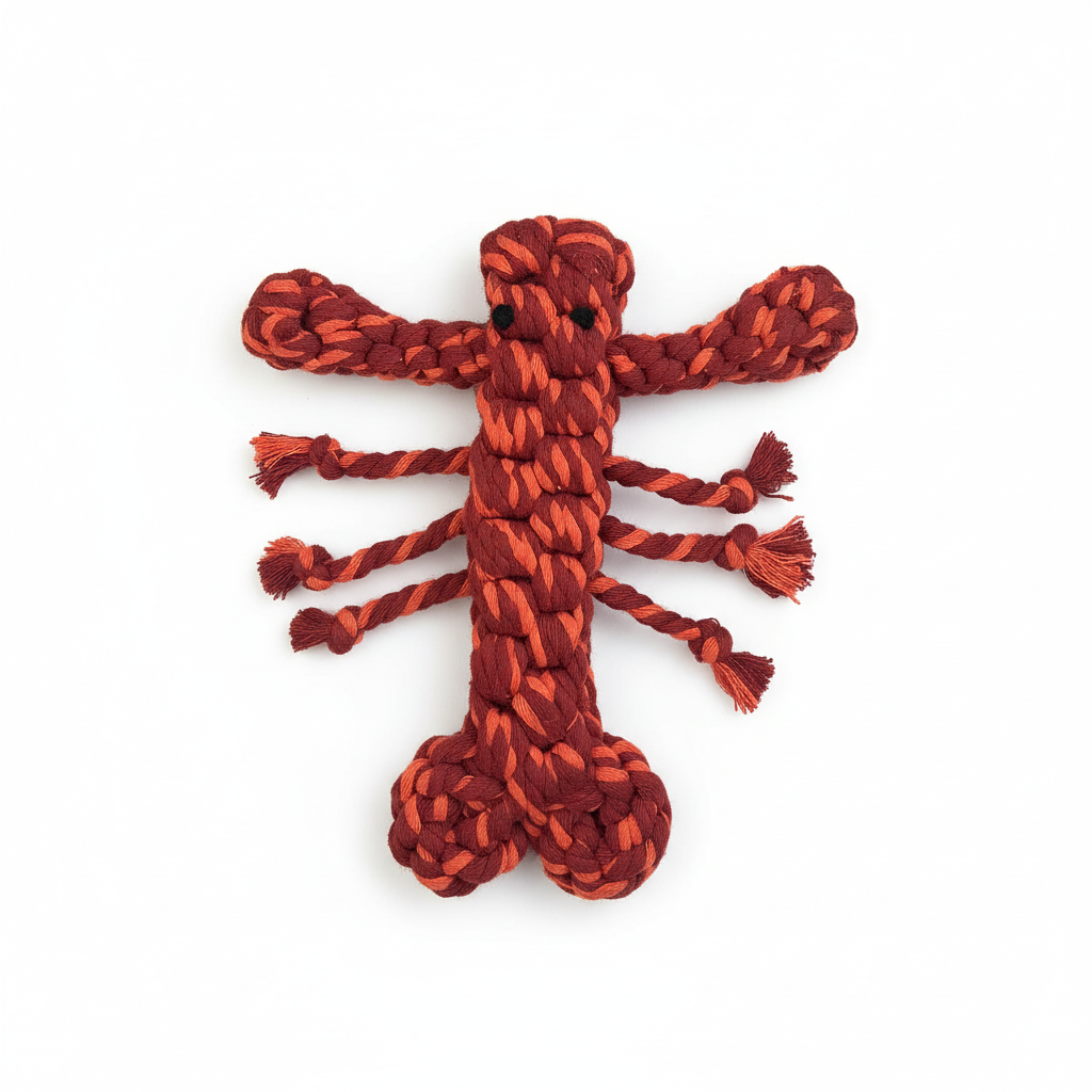 Coral Pop Lobster Pet Toy | Thicker and Stronger