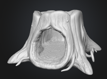 Stump Hide - STL - Digital product