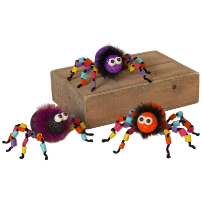 Color-Changing Halloween 8" Spider -