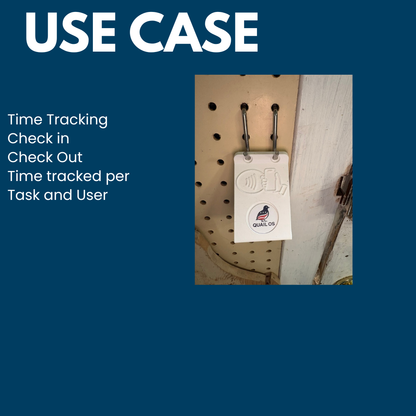 QuailOS Tap and Track Kit — NFC Business package (12 Tags, 4 Mounts, 4 Hatch Eggs)
