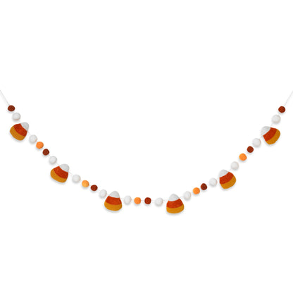 Candy Corn Halloween Garland - 60 Inches Long
