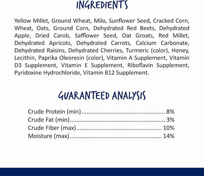 Vitakraft Crunch Sticks Apricot & Cherry Flavor Treats for Parrots, 2 Sitcks