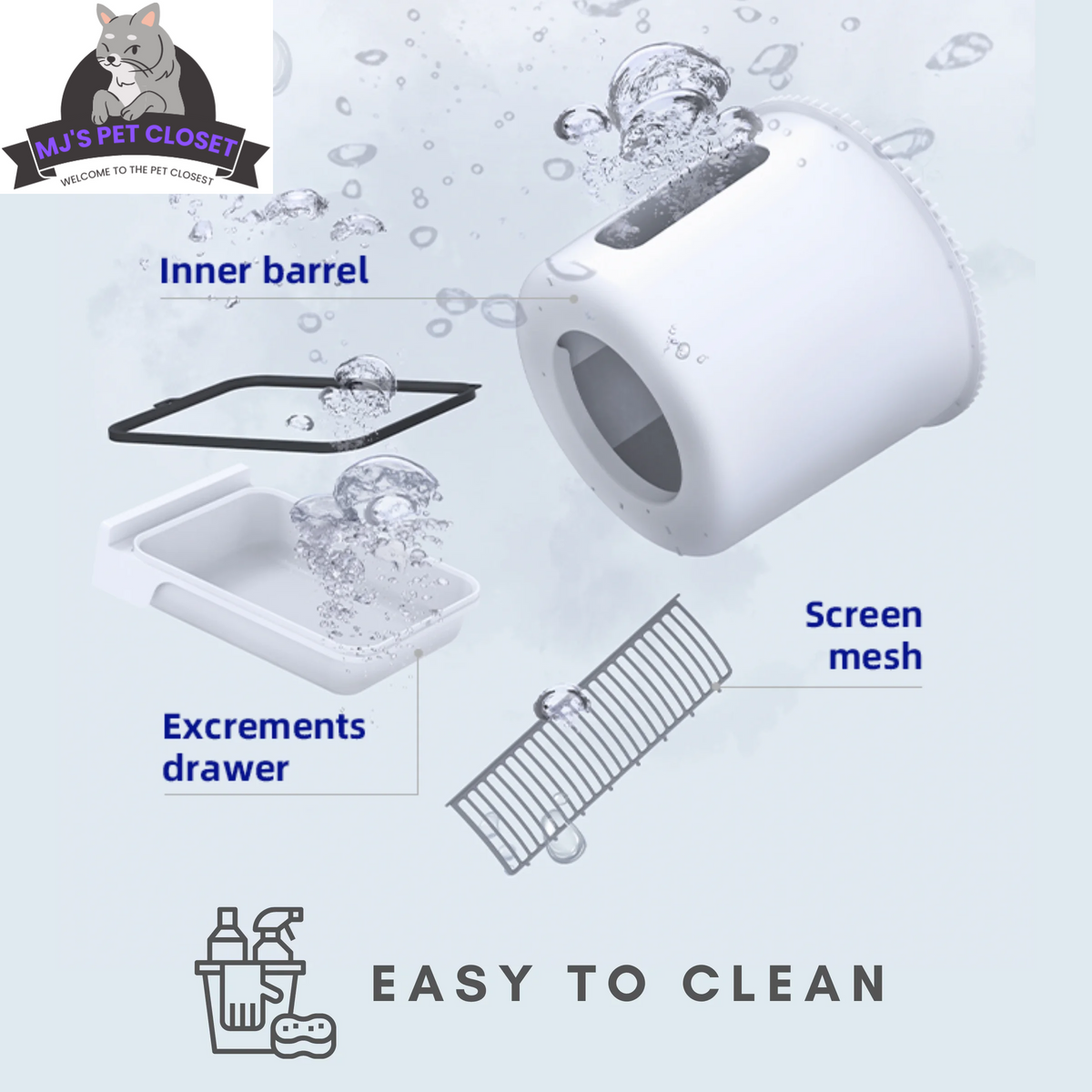 Say goodbye to scooping! 🐾 Meet the Purrclean Self-Cleaning Cat Litter Box – now with app control and 5Ghz & 2.4Ghz Wifi support! 🐱✨