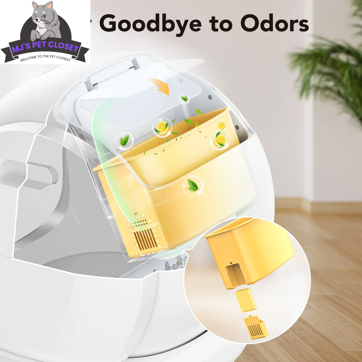 Say goodbye to messy litter boxes! Meet the Smart Self-Cleaning Cat Litter Box with APP Control and Safety Features! 🐾✨ #CatLovers #SmartHome