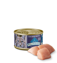 Blue Buffalo Wilderness Adult Chicken Entree Wet Cat Can (3oz)