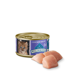 Blue Buffalo Wilderness Kitten Chicken Recipe Wet Cat Food (3oz)